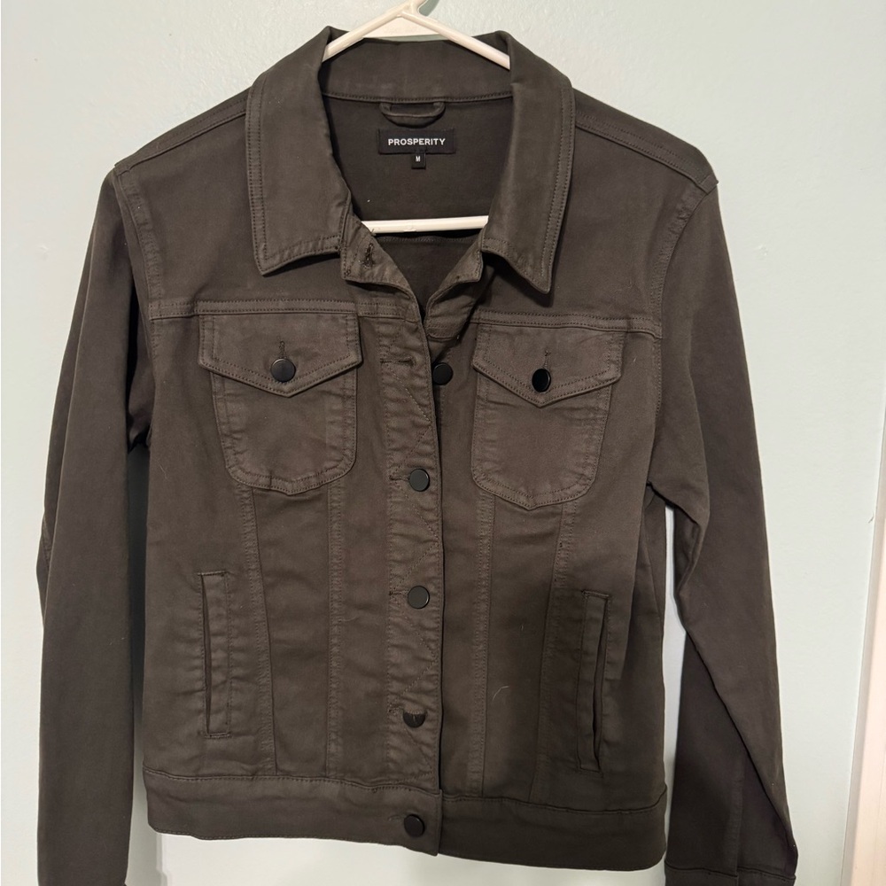 Prosperity Women's Olive Jean Jacket